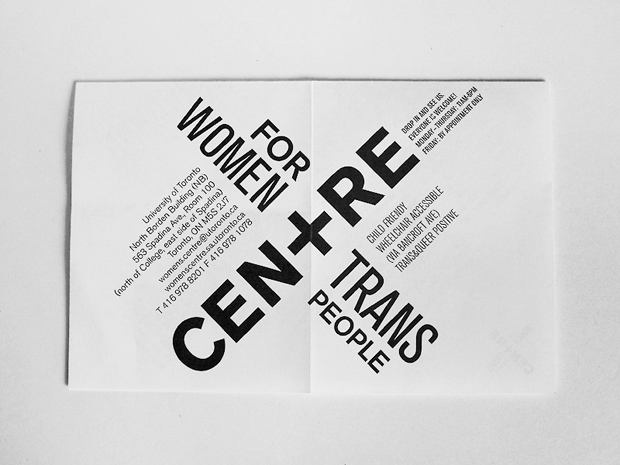 Centre for Women & Trans People Brochure