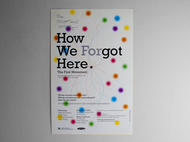 Poster How We (For)got Here — Poster